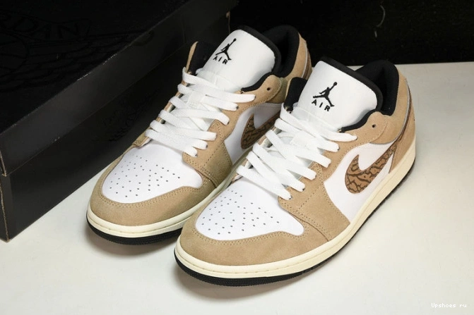 1 Jordan Low  SE Brown DZ4130-201 Elephant 0309